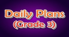 Daily Plans (Grade 3)